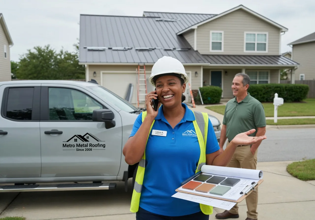 Storm Damage Metal Roof Repair in Frenchville, PA